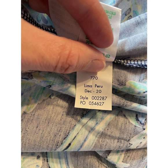 Lilly Pulitzer Women's Margot Dress High Tide Navy Scuba Tassel Sundress Sm NWOT - Picture 12 of 13